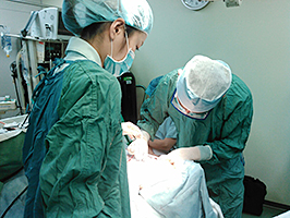 オトガイ形成術を行ってきました。